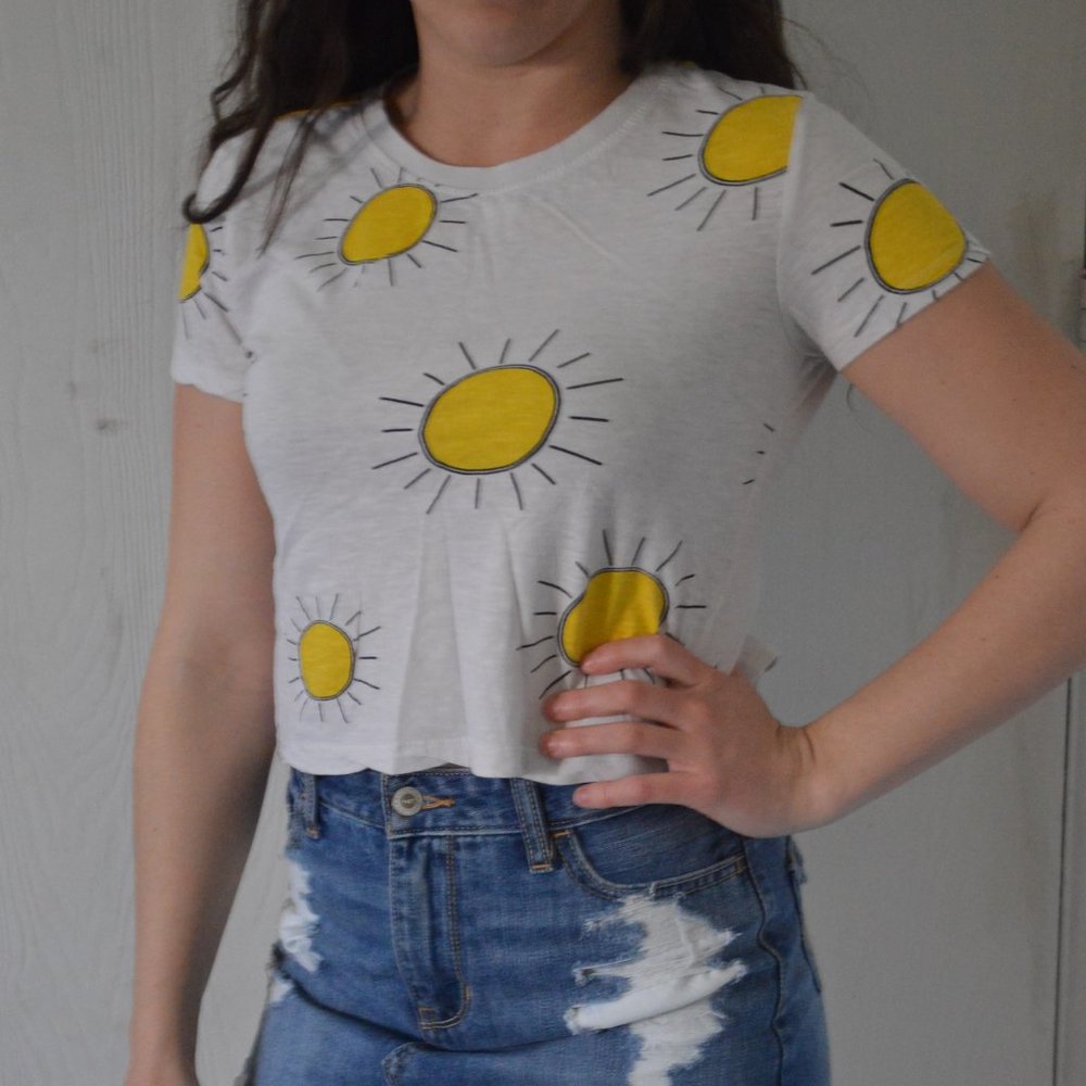 Sun crop top